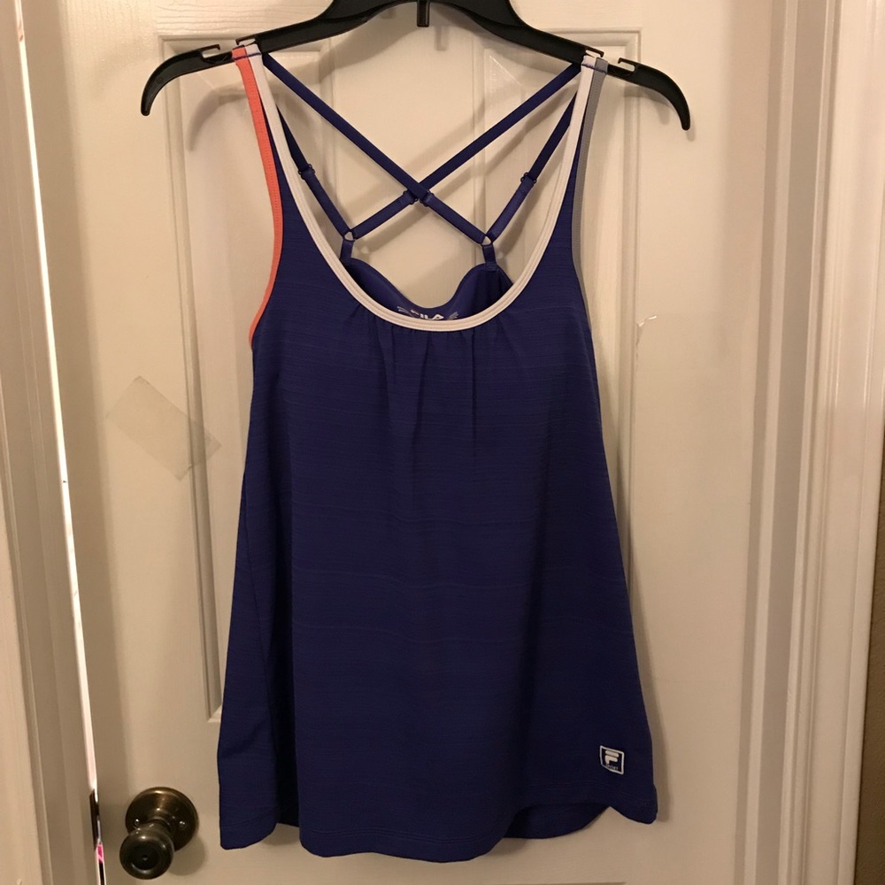 Fila 2-in-1 CrossBack Sports Bra & Tank Small NWT